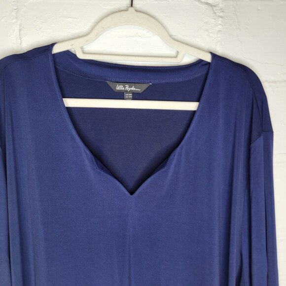 Ulla Popken Women's Size 36/38 Shirt Top Blue - Picture 3 of 5